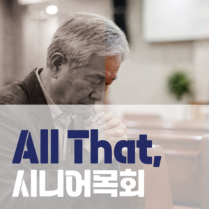 All That, 시니어목회 특강, 컨설팅